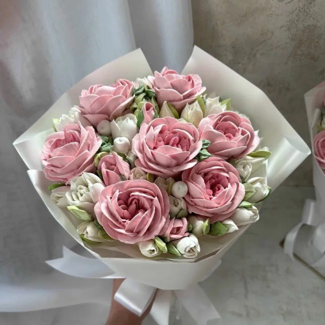 Букет цветов "Букет из зефира №1" Букет цветов "Букет из зефира №1"